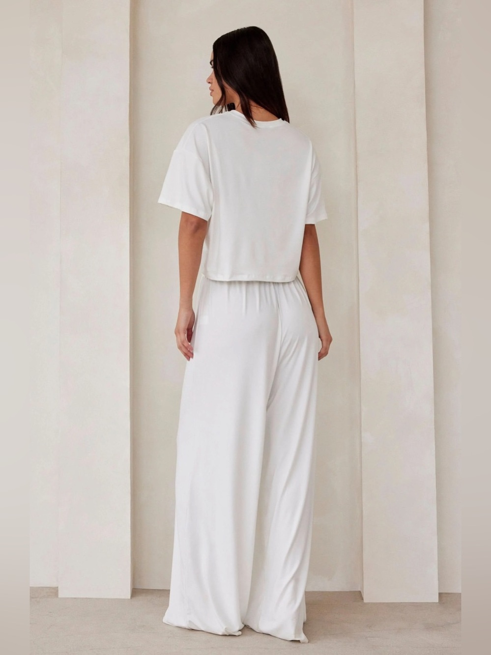 Bumpsuit The Cloud Slim Pant - Ivory - Picture 2 of 8